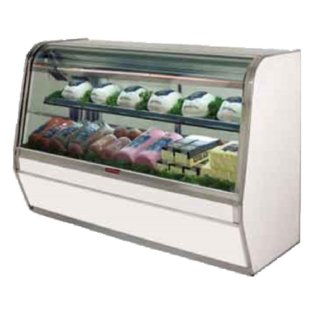 Howard-McCray R-CDS32E-8C-LED Curved Glass Deli Meat & Cheese Service Case 98"W