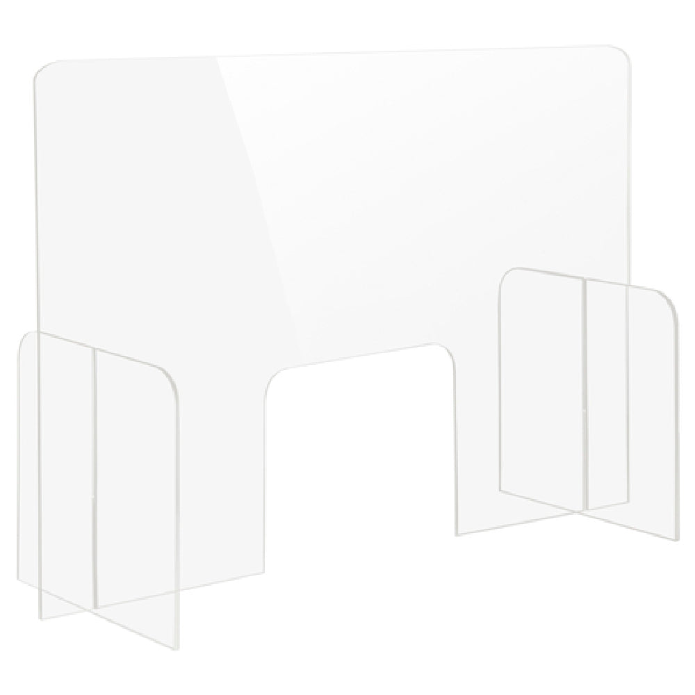 Bon Chef 90177-6 - Tabletop Health Safety Shield, 30"W X 12"D X 23-3/4"H, With 12"W X 8"H Transaction Window