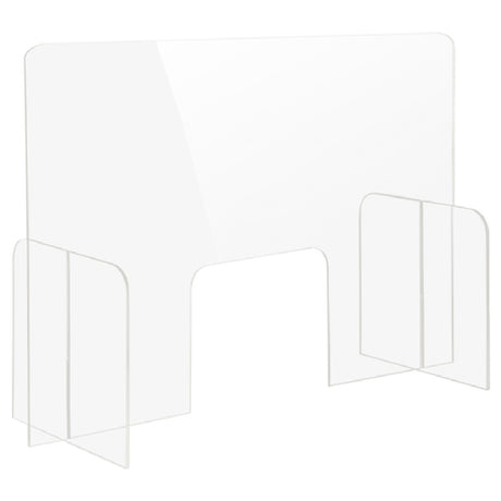 Bon Chef 90177-6 - Tabletop Health Safety Shield, 30"W X 12"D X 23-3/4"H, With 12"W X 8"H Transaction Window