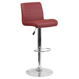 Flash Furniture DS-8101B-BG-GG Swivel Bar Stool Adjustable Height Contemporary Style