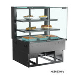 Structural Concepts NE3627HSV - Reveal® Service Heated Slide In Counter Case, 35-3/4"W X 33"D X 27-7/8"H (above Counter) 47-1/8"H (overall)
