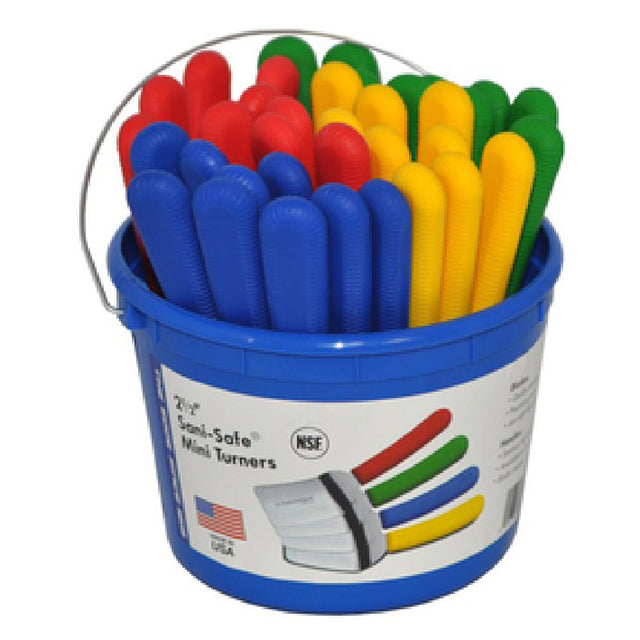 Dexter Russell S171-36B Sani-Safe® (16183) Mini Turners 2-1/2" In Display Bucket