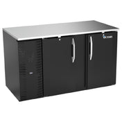 Victory VBB58HC-B - Back Bar Refrigerator, Two-section, 58"W X 30-1/8"D X 34"H