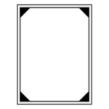 Risch IRI-1V 4.25X11 Iridescent Padded Shimmer Faux-leather Menu Cover (specify Color)