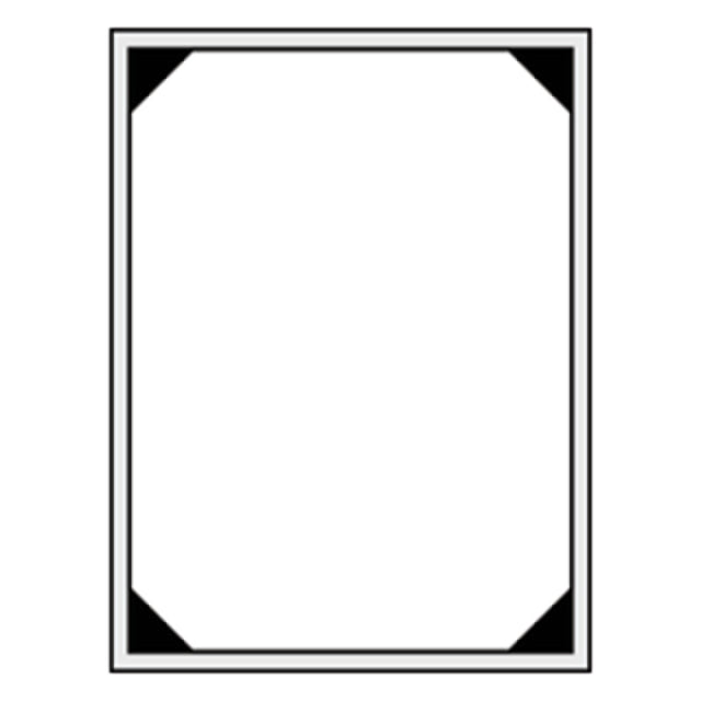 Risch LTH-1V 4.25X11 Tuxedo Leather Padded Bonded Leather Menu Cover (specify Color)