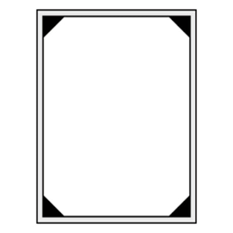 Risch LTH-1V 8.5X14 Tuxedo Leather Padded Bonded Leather Menu Cover (specify Color)