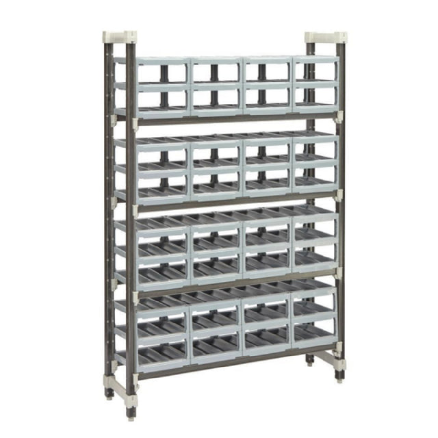 Cambro EXUWR144872480 Camshelving Elements Xtra Series 14" X 48" X 72" With Wine Rack Accessory Unit Consists Of: (1) Box 14" Deep Unit With Factory Assembled Post Kits