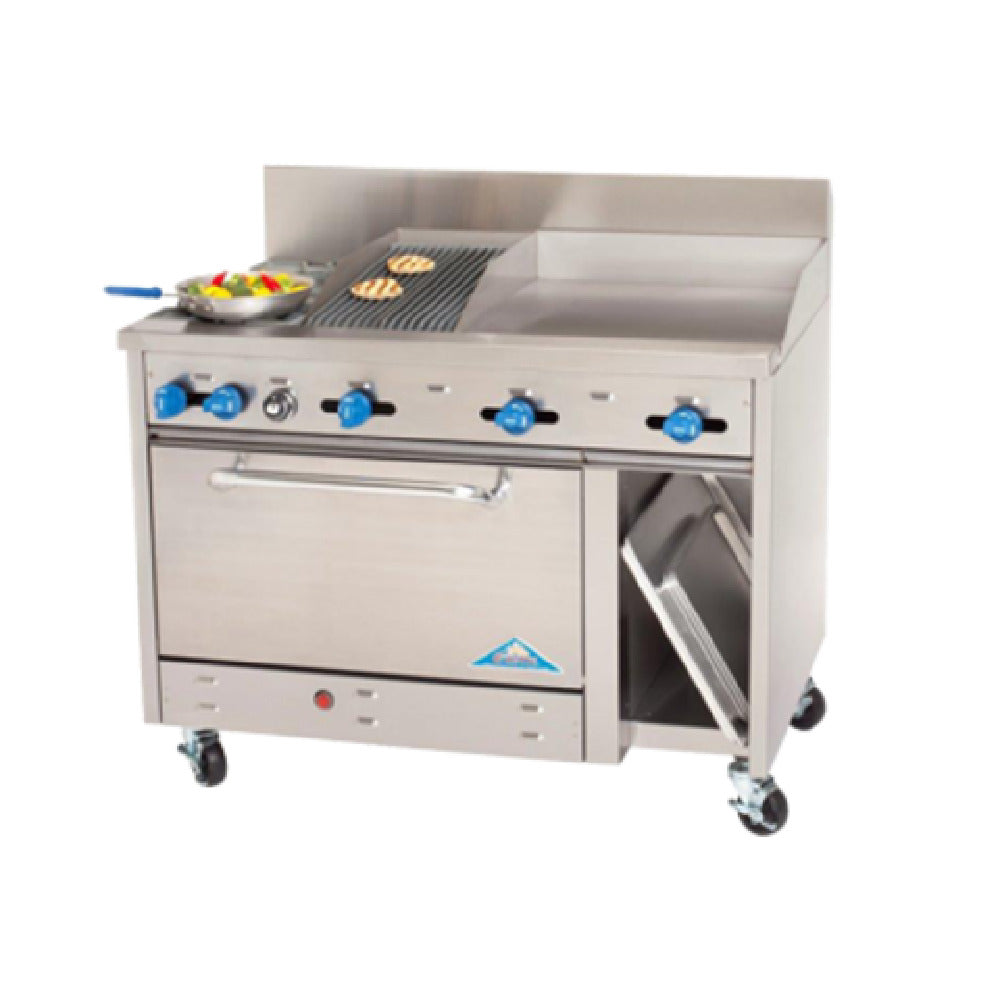 Comstock-Castle F3430-24-1RB Range Gas 48" Wide