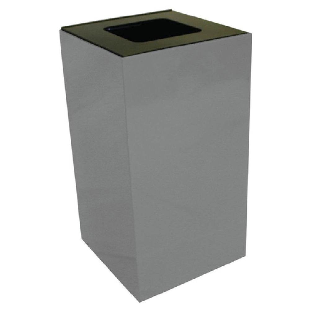 Hubert 85121 - Recycling Squared™ Container, 28 Gallon, 15" X 15" X 28"H