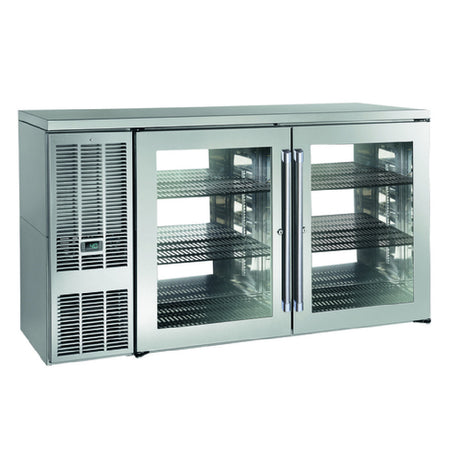 Perlick PTS60 Pass-Thru Refrigerated Back Bar Cabinet Two-section 60"W