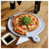 Bauscher Hepp TMA3125 - Carrara Collection Marble Platter, 12-1/2" X 10" X 1/2"H