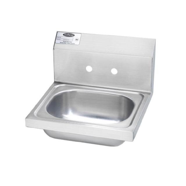 Krowne HS-2-LF Hand Sink Wall Mount 17-1/4"W X 15-1/4"D X 13-3/8"H OA