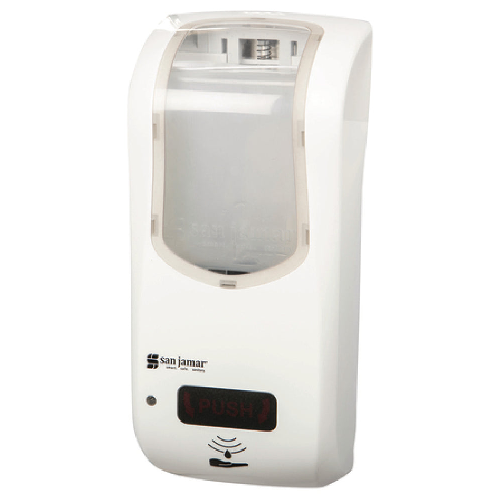 San Jamar SH970WHCL Summit Rely™ Hybrid Soap Dispenser 5-1/2"W X 4"D X 12"H