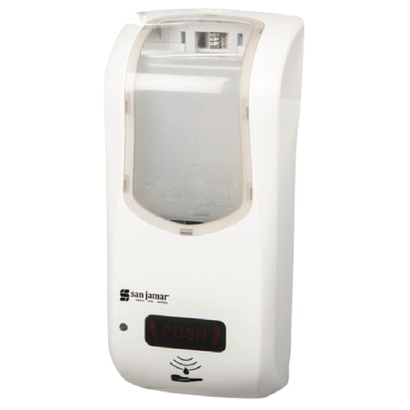 San Jamar SH970WHCL Summit Rely™ Hybrid Soap Dispenser 5-1/2"W X 4"D X 12"H