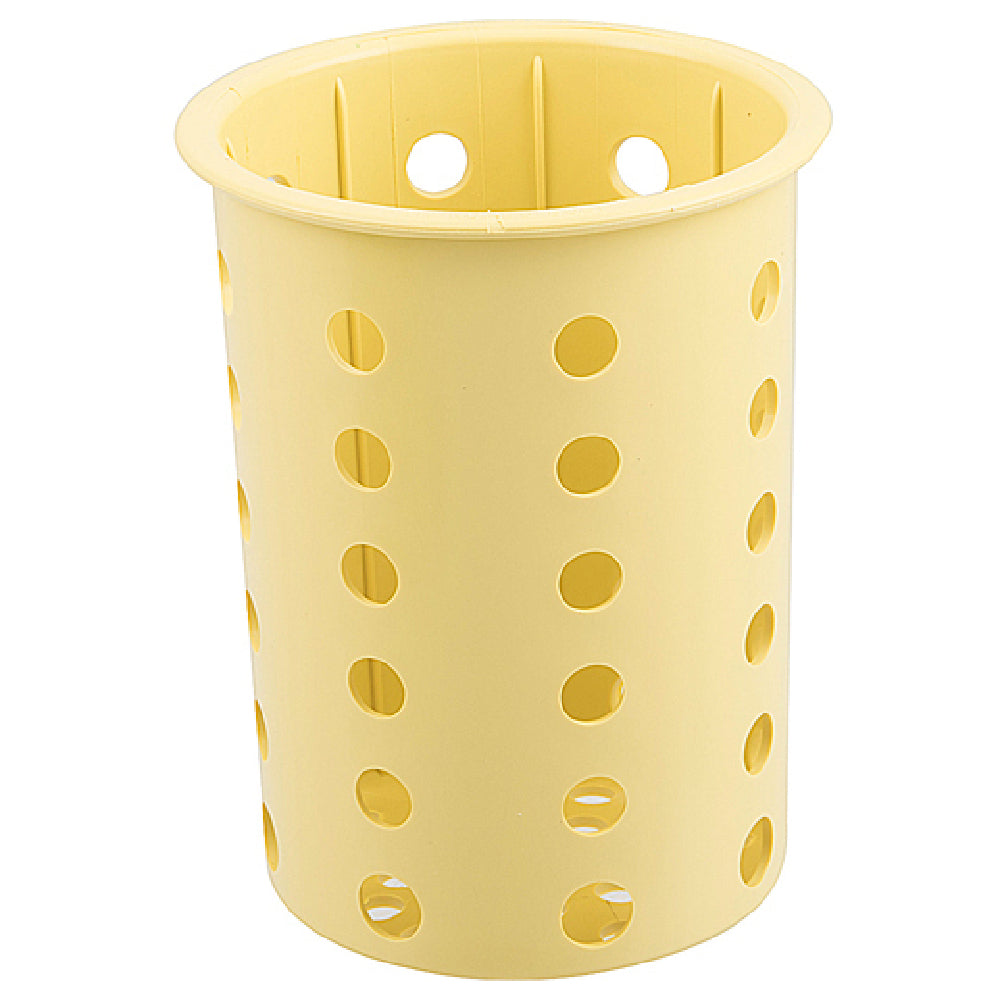 Franklin Machine Products 137-1661 Silverware Cylinder By Steril-Sil Plastic Yellow