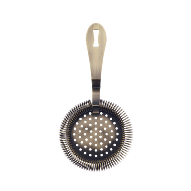 Mercer Culinary M37218ANG Barfly® Deluxe Antique Hawthorne Bar Strainer 7 1/4" Overall Length