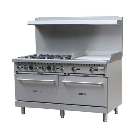 Admiral Craft BDGR-6024G/NG Black Diamond Range With Griddle Natural Gas 60"