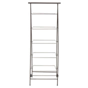 Hubert 53187 - Basket Stand, Mobile, 5-tier