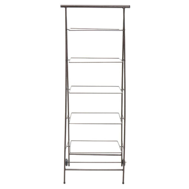 Hubert 53187 - Basket Stand, Mobile, 5-tier