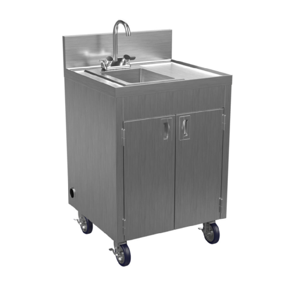 Winholt STCT-BHD2436PUMP-WH - Hand Sink, Mobile, 1-compartment