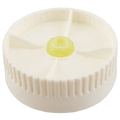 Franklin Machine Products 280-2256 FIFO Single Valve Bottle Dispensing Caps 3-1/4" OD Plastic