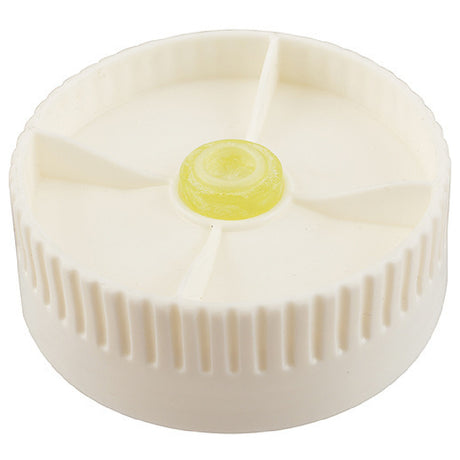 Franklin Machine Products 280-2256 FIFO Single Valve Bottle Dispensing Caps 3-1/4" OD Plastic