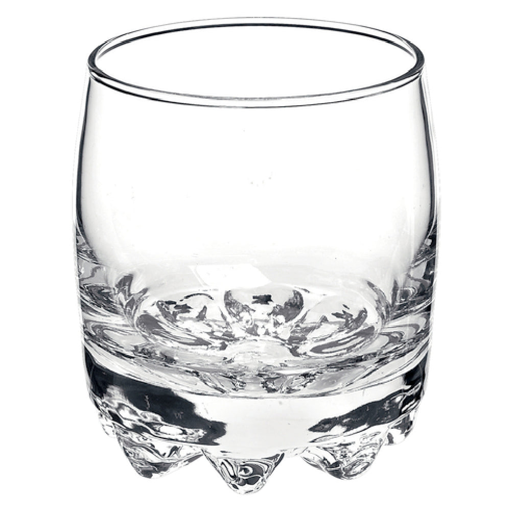 Steelite 4919Q103 Rock Glass 10 1/4 Oz. (H 3-5/8" M 3-1/4" T 2-7/8" B 3-1/4") Stackable