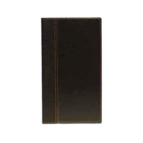 American Metalcraft MCTRBPBL Securit® Trendy Sewn Bill Presenter 5" X 9" Faux Leather Finish