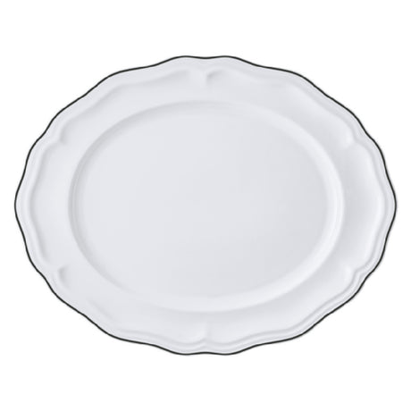 Steelite 62587FP817 Oval Platter 13.0" X 10.5" X 1.0" Adelina
