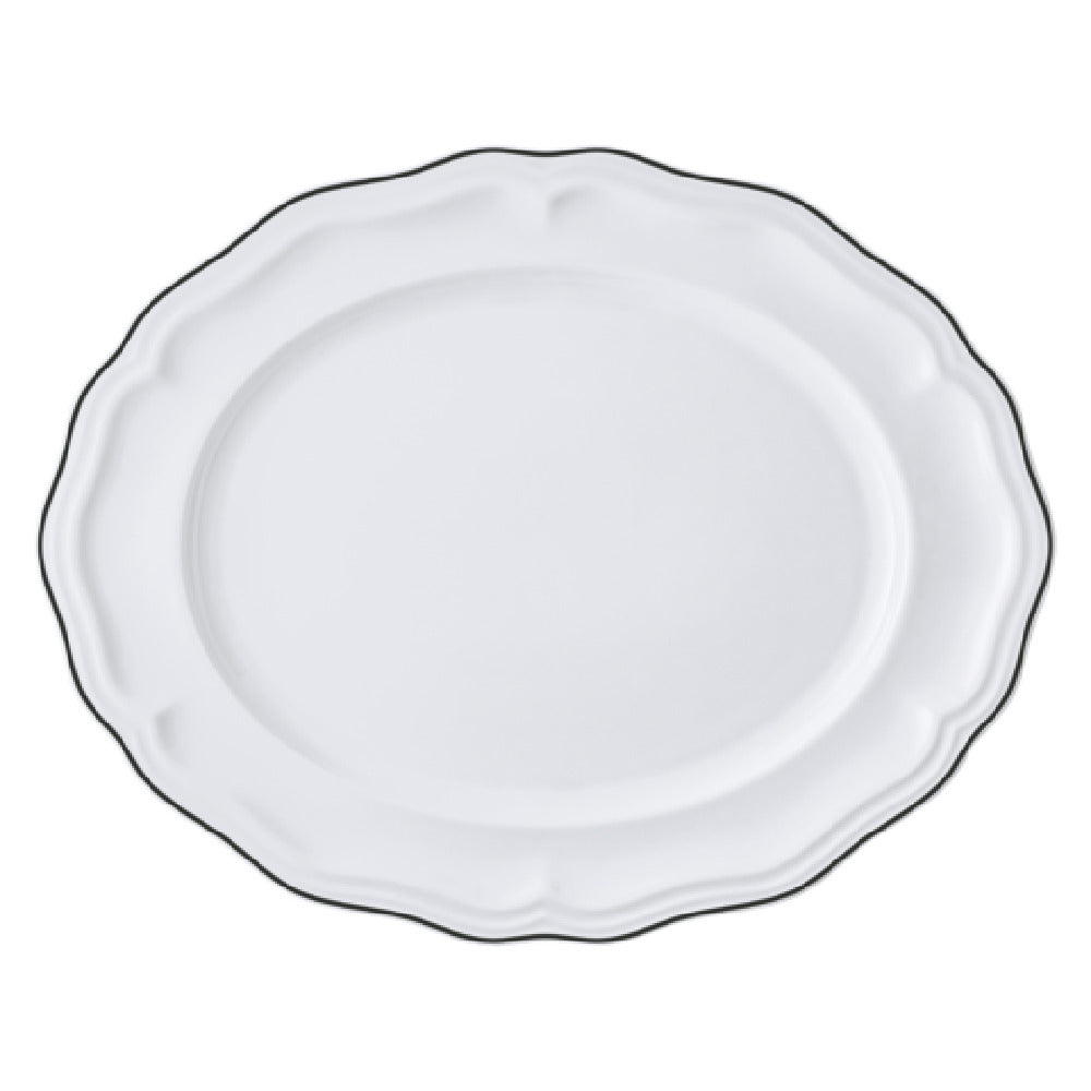 Steelite 62587FP817 Oval Platter 13.0" X 10.5" X 1.0" Adelina
