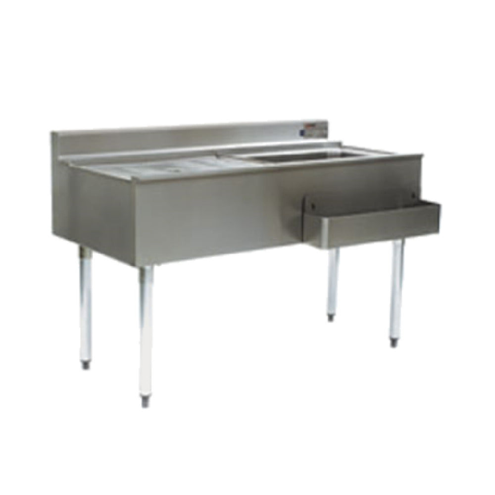 Eagle CWS5-22L-7 2200 Series Underbar Cocktail Workstation 60"W X 24"D With 7-circuit Cold Plate