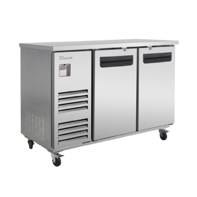 Blue Air BLBB59-2S-HC - Back Bar Cooler, Two-section, 58-3/4"W