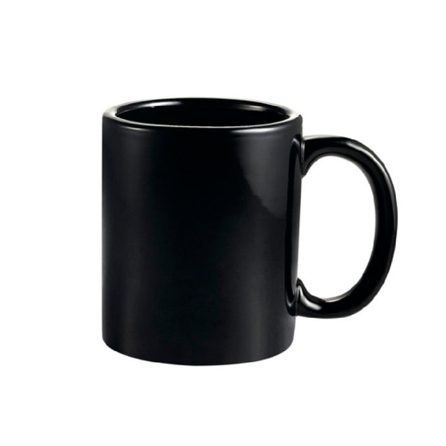 CAC China MUG-10-BLK Mug Collection Mug 10 Oz. 3-1/2" Dia. X 3-3/4"H