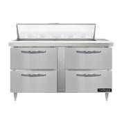 Continental Refrigerator D60N12-D Designer Line Sandwich Unit 60"W Two-section