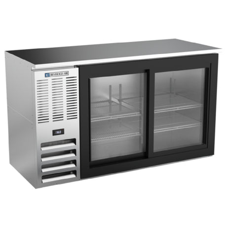 Beverage Air BBN58HC-F-GS-S - Refrigerated Food Rated Back Bar Storage Cabinet, Two-section