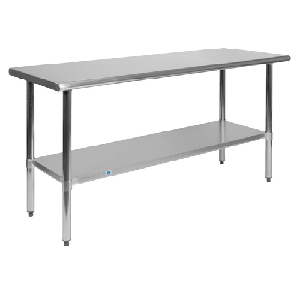 Flash Furniture NH-WT-2460-GG Prep And Work Table 60"W X 24"D X 36"H Undershelf