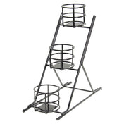 Hubert 57580 - Utensil Holder/Display, 3-tier, 16" X 15" X 15"H