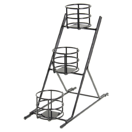 Hubert 57580 - Utensil Holder/Display, 3-tier, 16" X 15" X 15"H