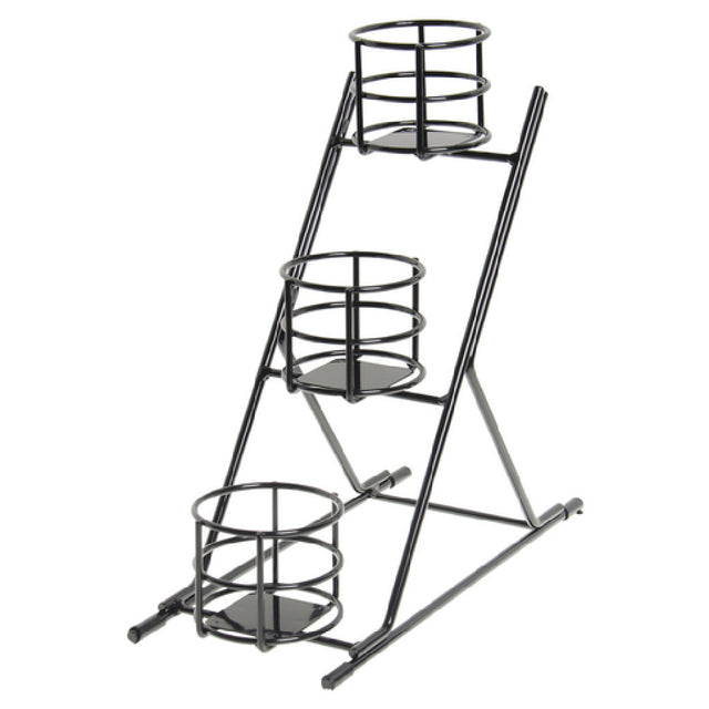 Hubert 57580 - Utensil Holder/Display, 3-tier, 16" X 15" X 15"H