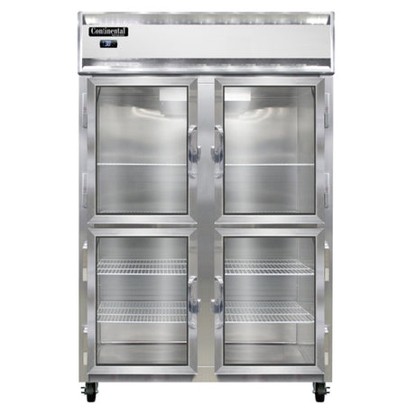 Continental Refrigerator 2RNGDHD Refrigerator Reach-in Display Two-section