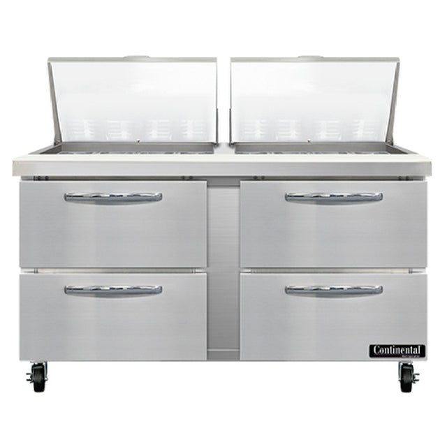 Continental Refrigerator SW60N24M-D Mighty Top Sandwich Unit 60"W 17.0 Cu Ft Capacity