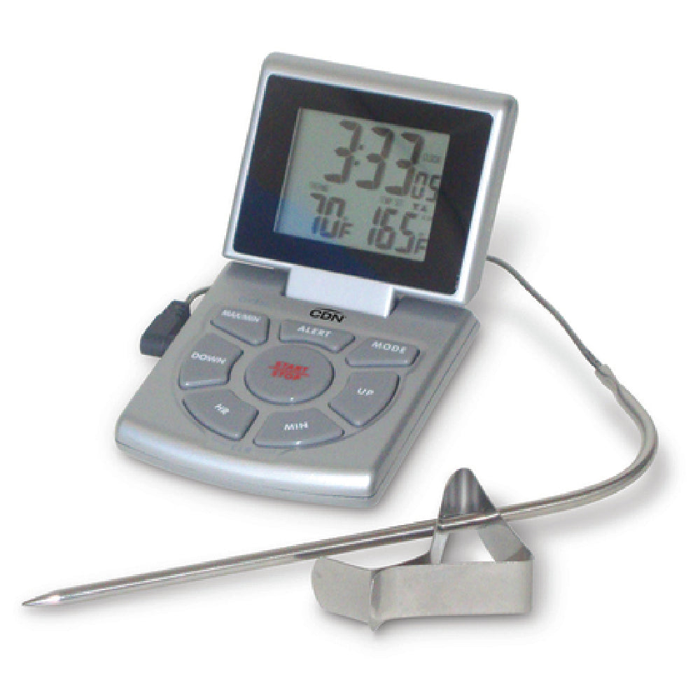 CDN DTTC-S Combo Probe Thermometer Timer & Clock 14 To 392°F (-10 To +200°C)