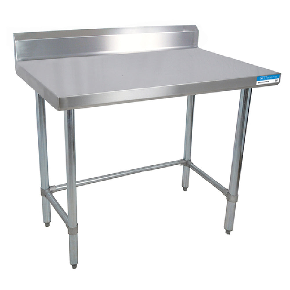 BK Resources CVTR5OB-8424 Work Table 84"W X 24"D X 39-3/4"H Overall Size 16/304 Stainless Steel Top With 5"H Riser