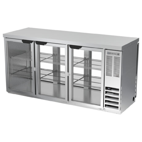 Beverage Air BB72HC-1-F-G-PT-S-27 Refrigerated Open Food Rated Back Bar Pass-Thru Storage Cabinet