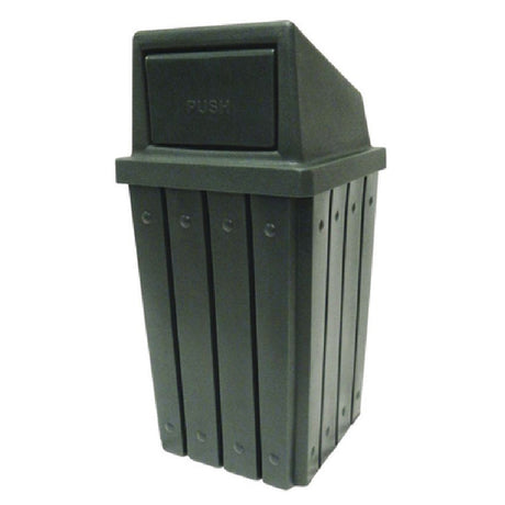 Hubert 89670 - Trash Receptacle, 32 Gallon, 18-1/4" X 18-1/4" X 29"H