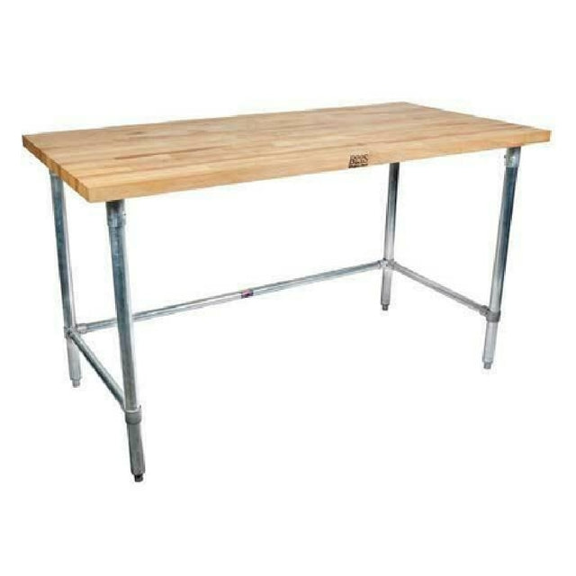 BK Resources MFTGOB-9636 Work Table With Galvanized Open Base 96"W X 36"D X 34-3/4"H Overall Size