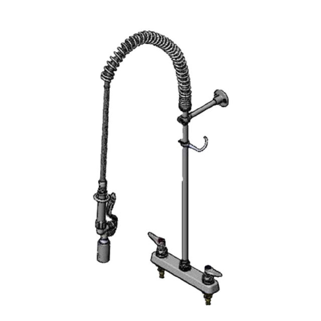 T&S Brass B-5120-CR-BJ EasyInstall Workboard Pre-Rinse Unit Deck Mount Mixing Faucet