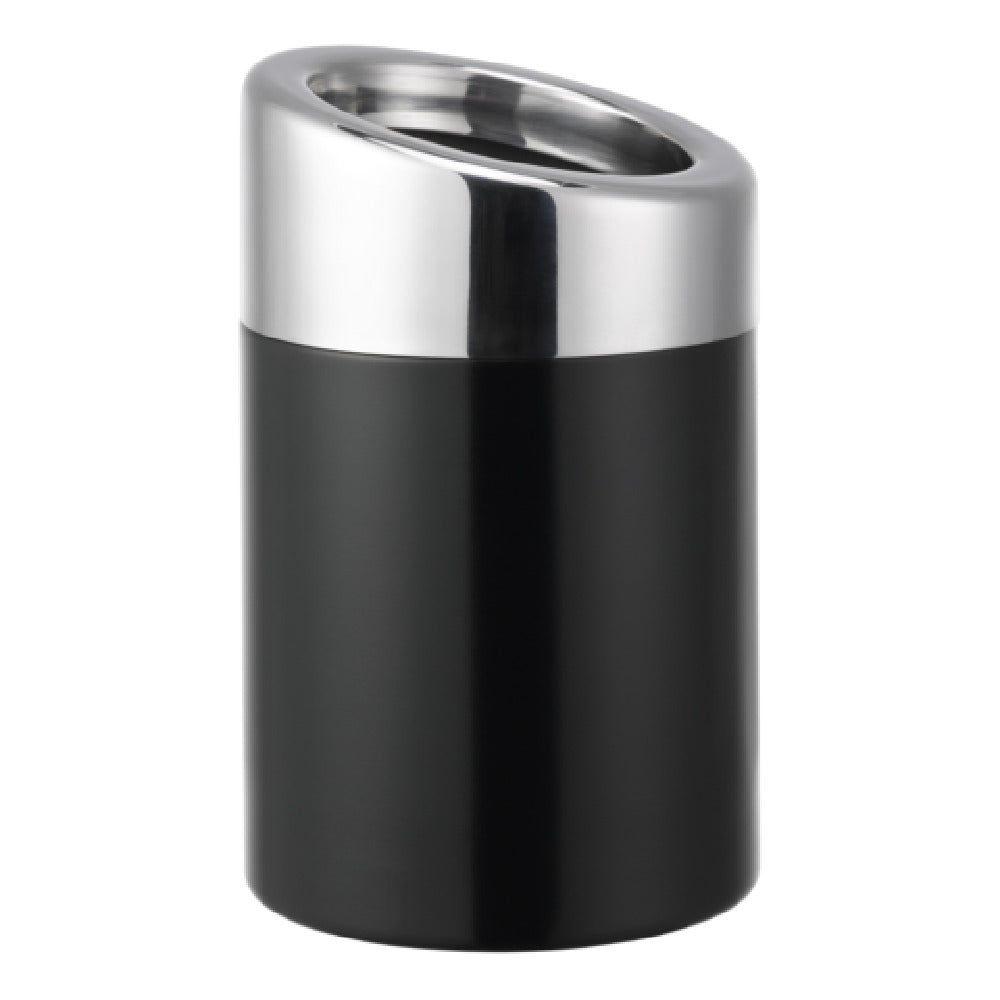 Service Ideas TTR15BSBX Trash Can 50.72 Oz Capacity 5.5" Dia. X 8"H