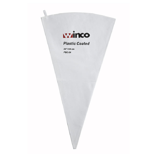 Winco PBC-24 Pastry Bag 24" Cotton Outside