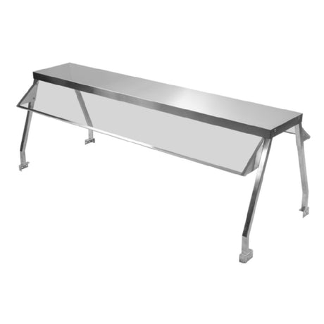 Serv-Ware SG3-2 - Serv-Ware - Electric Cooking - EST3-1 Double Sneeze Guard - Dimensions: 44" W X 22.5" D X 20" H - Materials: Stainless Steel Construction With Single Pane Tempered Glass Window - Warranty: 1 Year